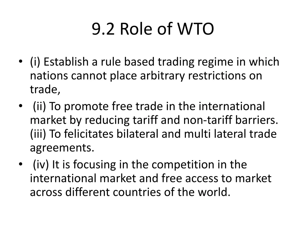 9 2 role of wto