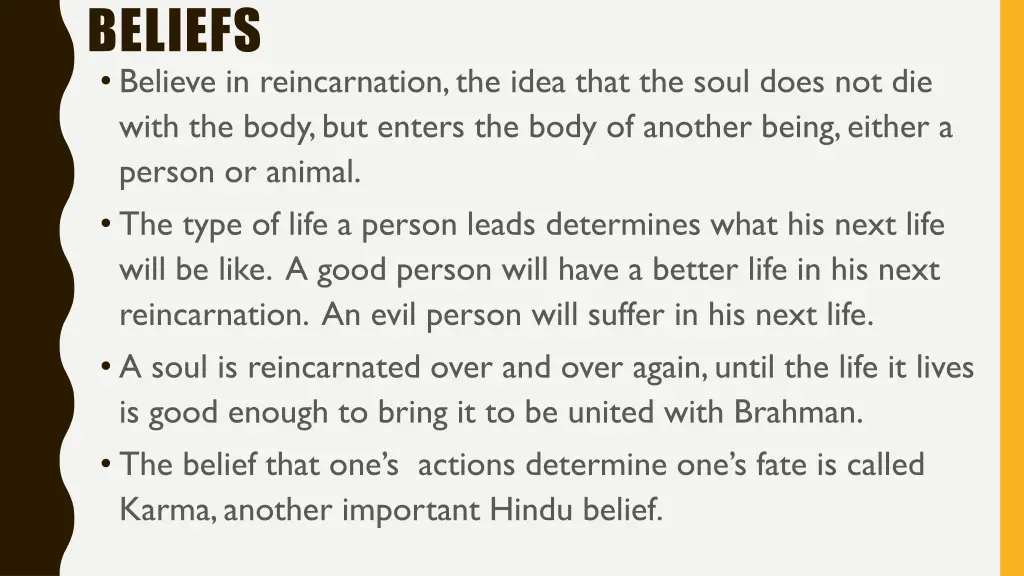 beliefs believe in reincarnation the idea that