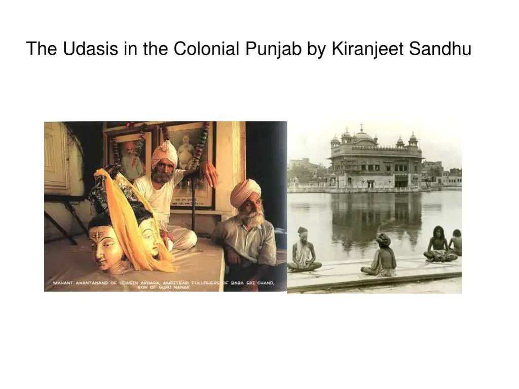 the udasis in the colonial punjab by kiranjeet