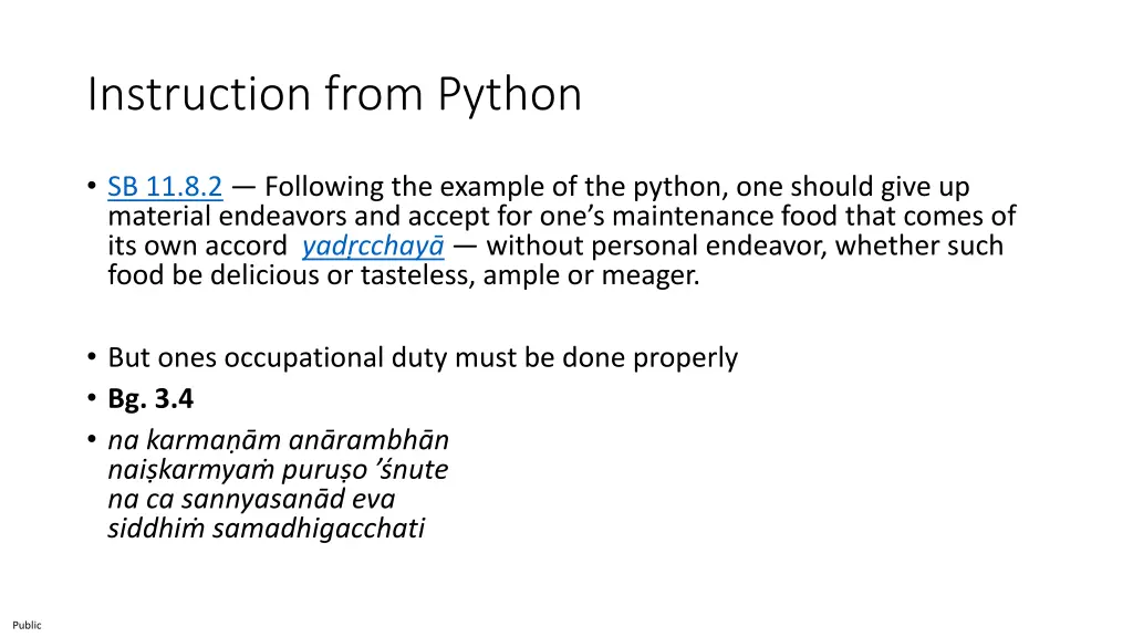 instruction from python