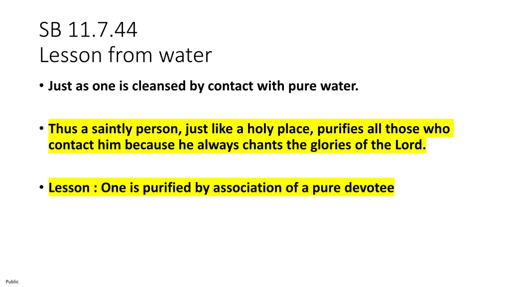 sb 11 7 44 lesson from water