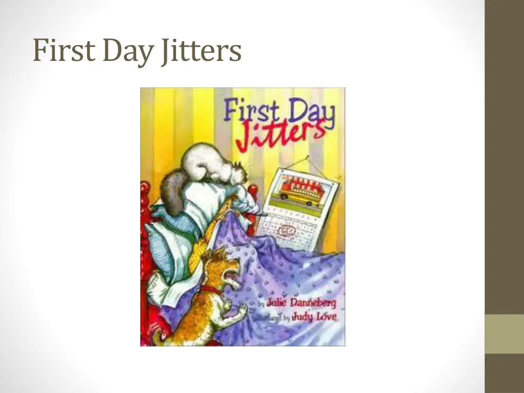 first day jitters