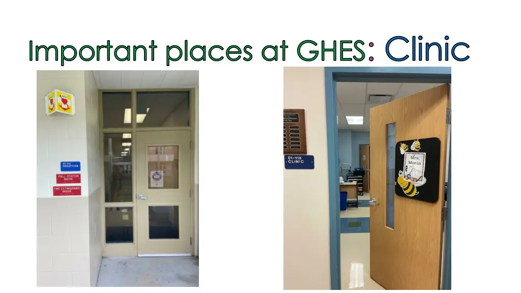 important places at ghes clinic