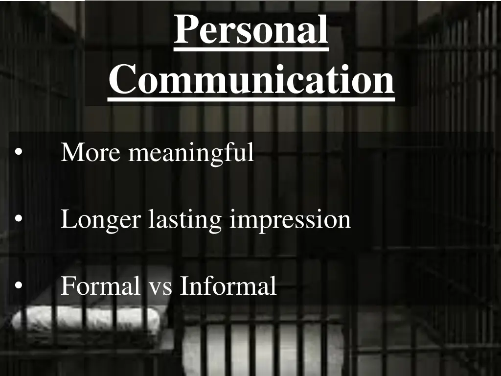 personal communication