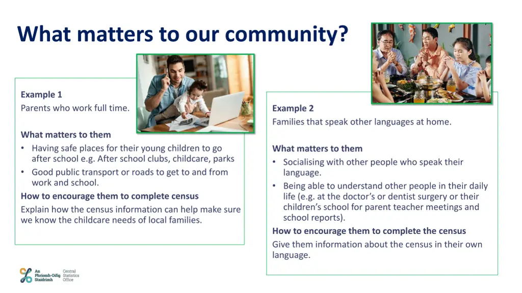 what matters to our community 1