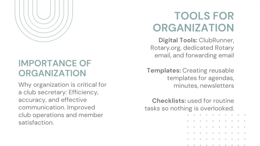 tools for organization digital tools clubrunner