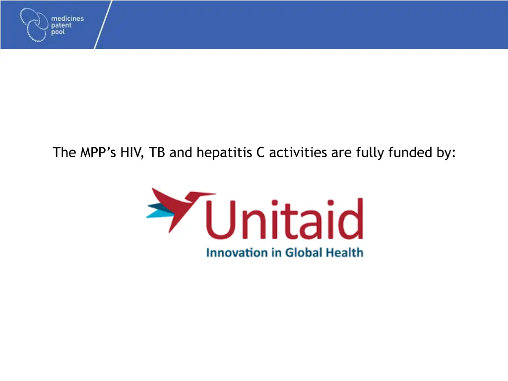 the mpp s hiv tb and hepatitis c activities