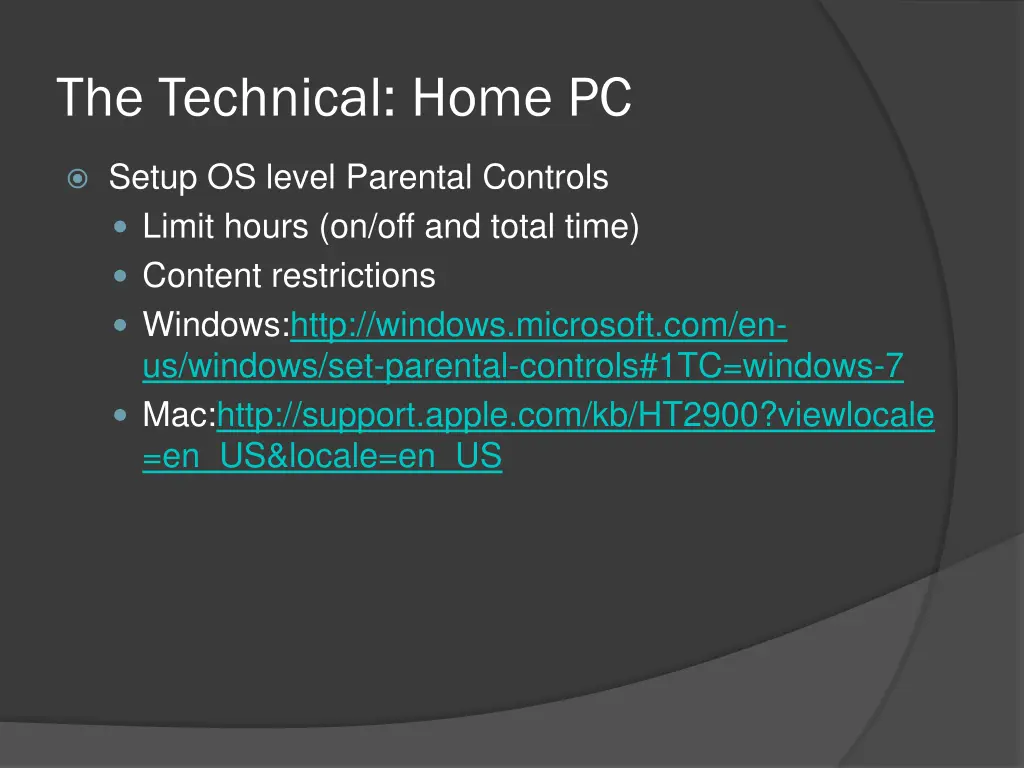 the technical home pc 1