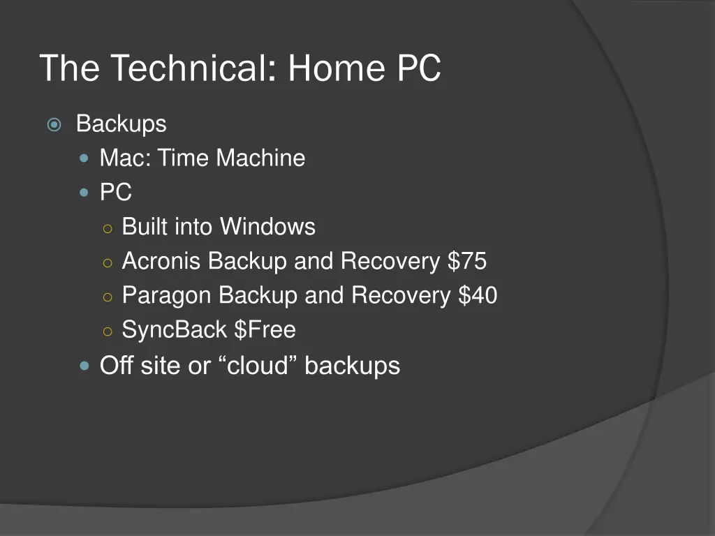 the technical home pc 4