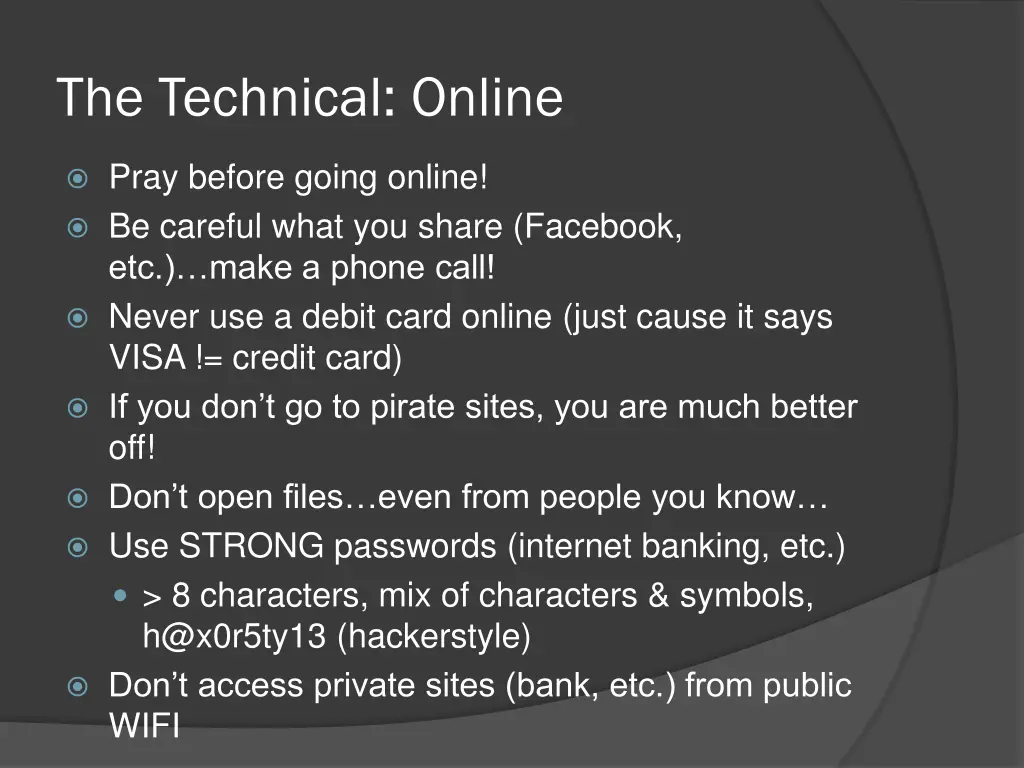 the technical online