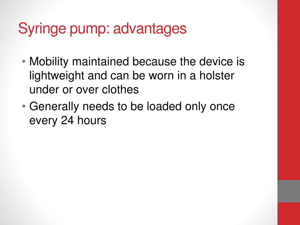 syringe pump advantages 1