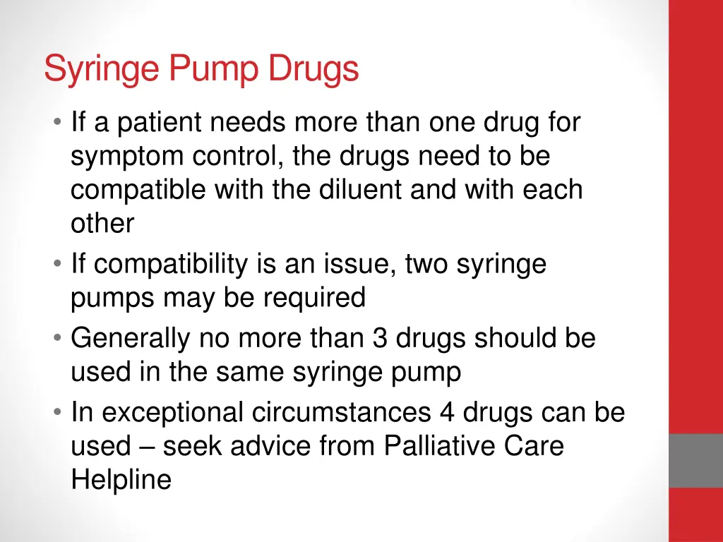 syringe pump drugs 2