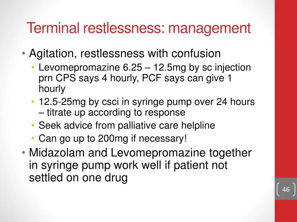 terminal restlessness management 2