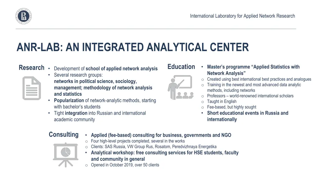 international laboratory for applied network 3