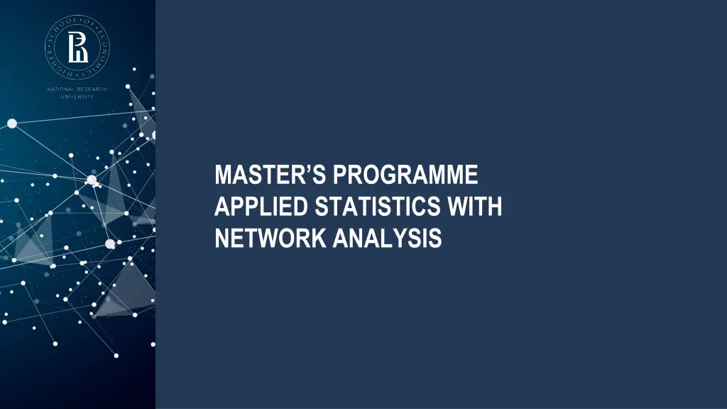 master s programme applied statistics with 1