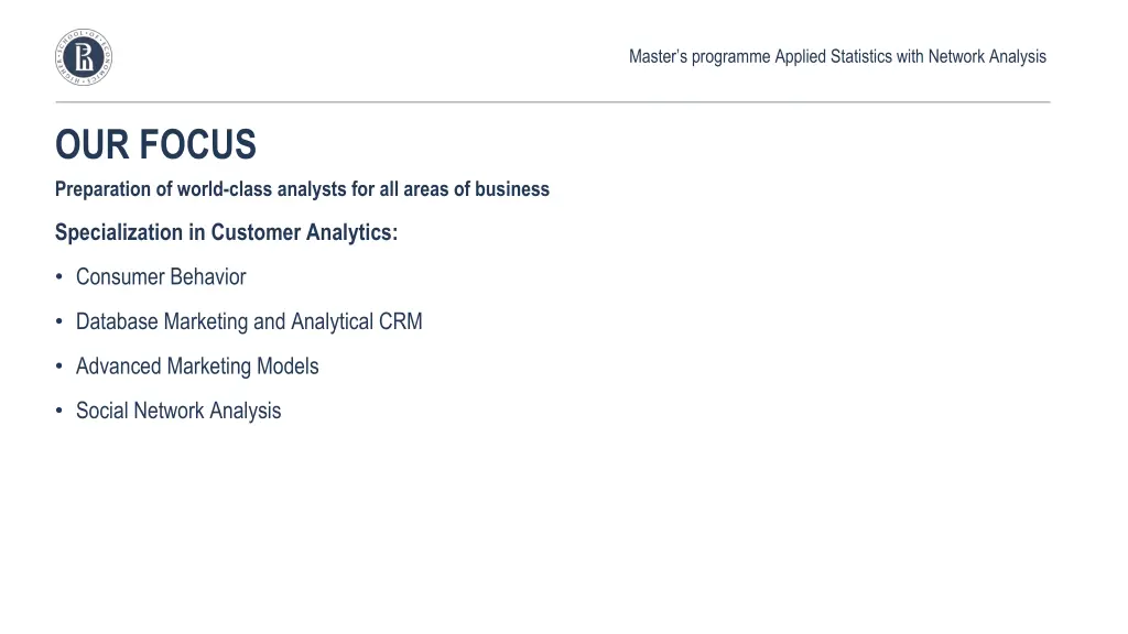 master s programme applied statistics with 21