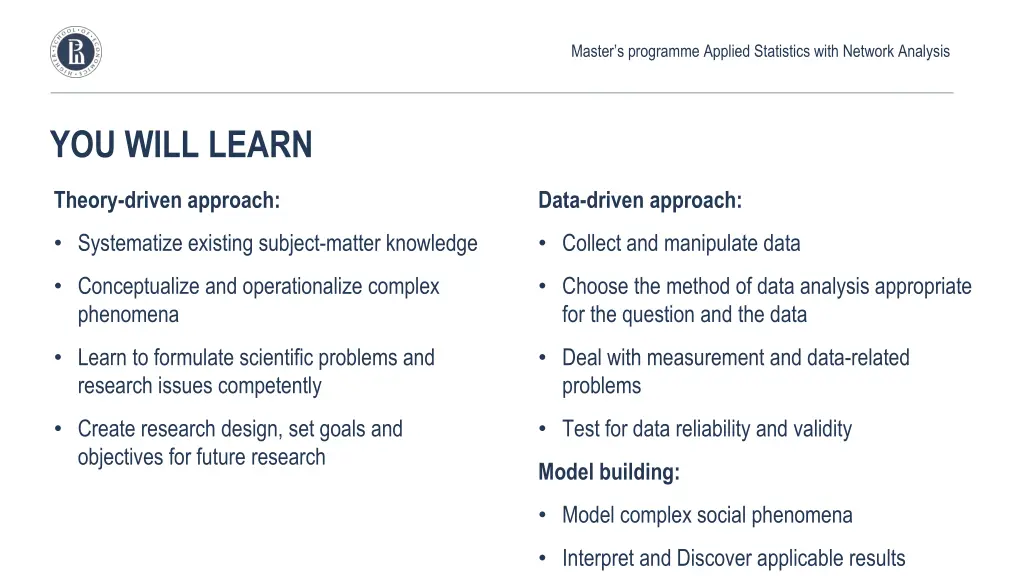 master s programme applied statistics with 24