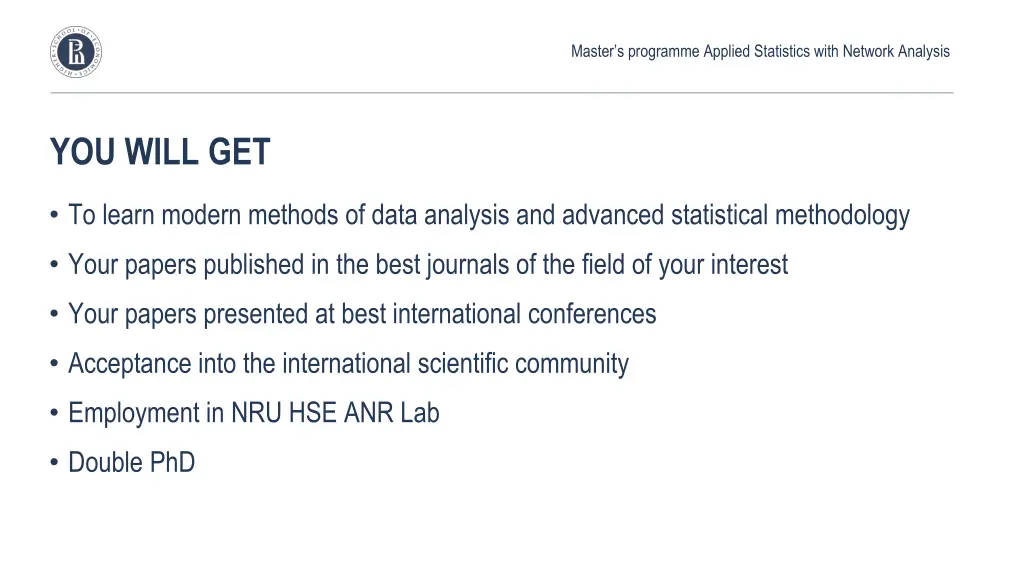 master s programme applied statistics with 25