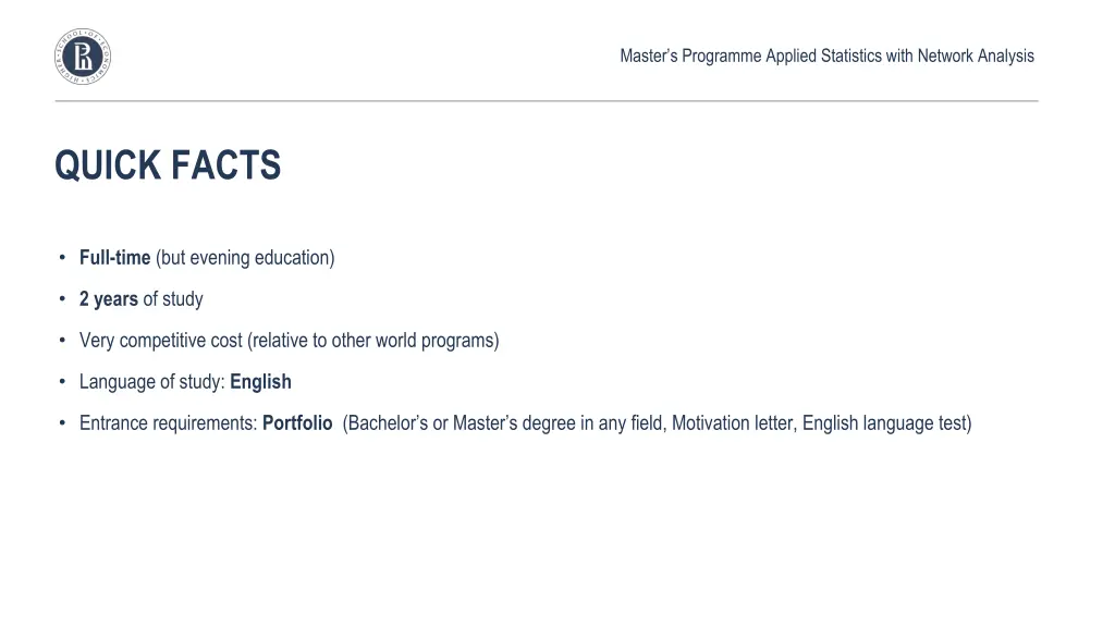 master s programme applied statistics with 8