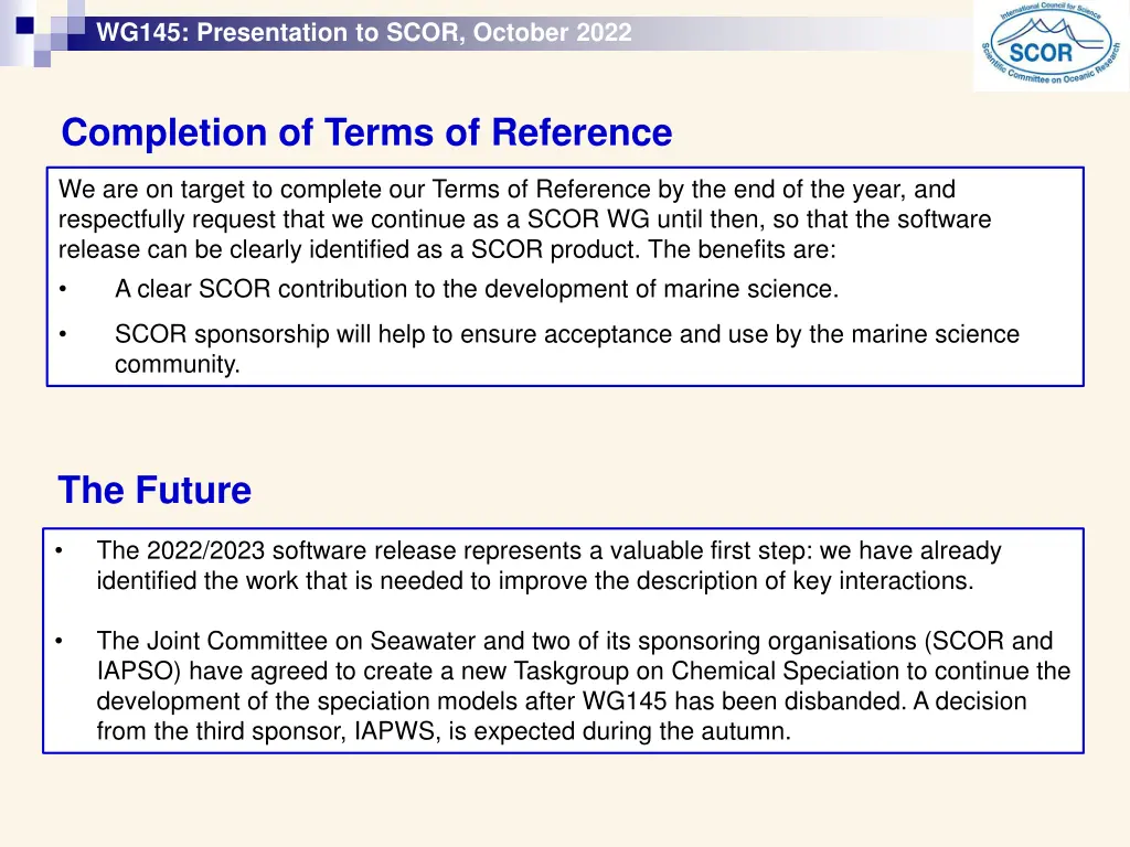 wg145 presentation to scor october 2022 3