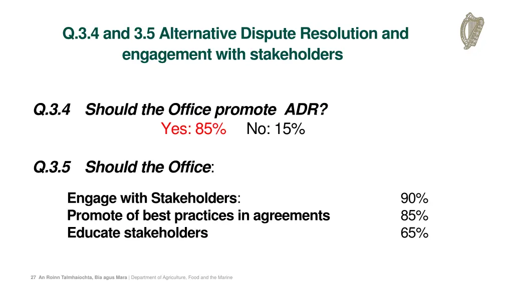 q 3 4 and 3 5 alternative dispute resolution