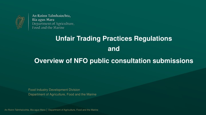 unfair trading practices regulations and