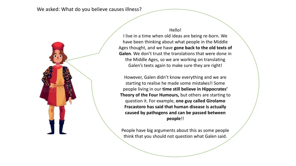 we asked what do you believe causes illness