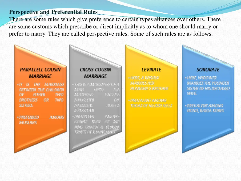 perspective and preferential rules there are some