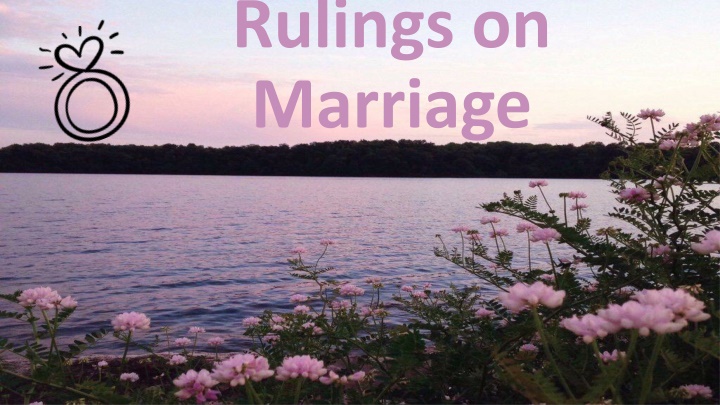 rulings on marriage