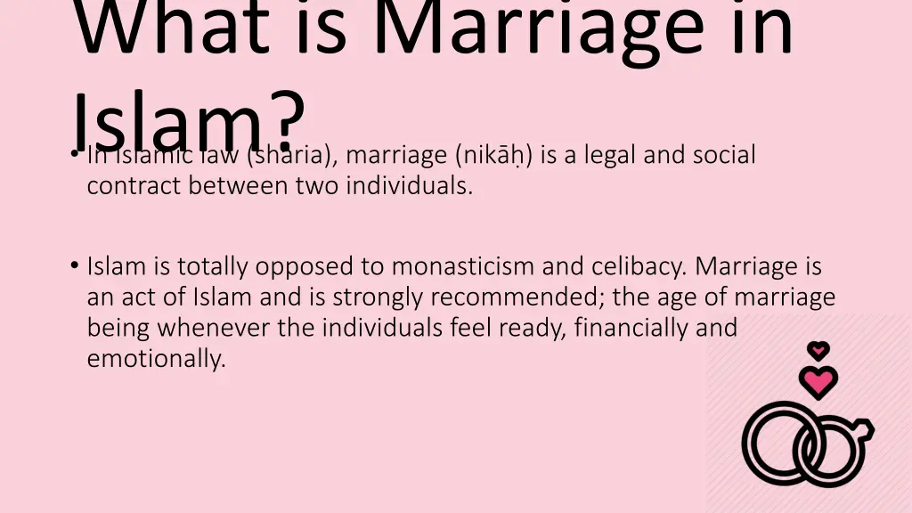 what is marriage in islam in islamic law sharia