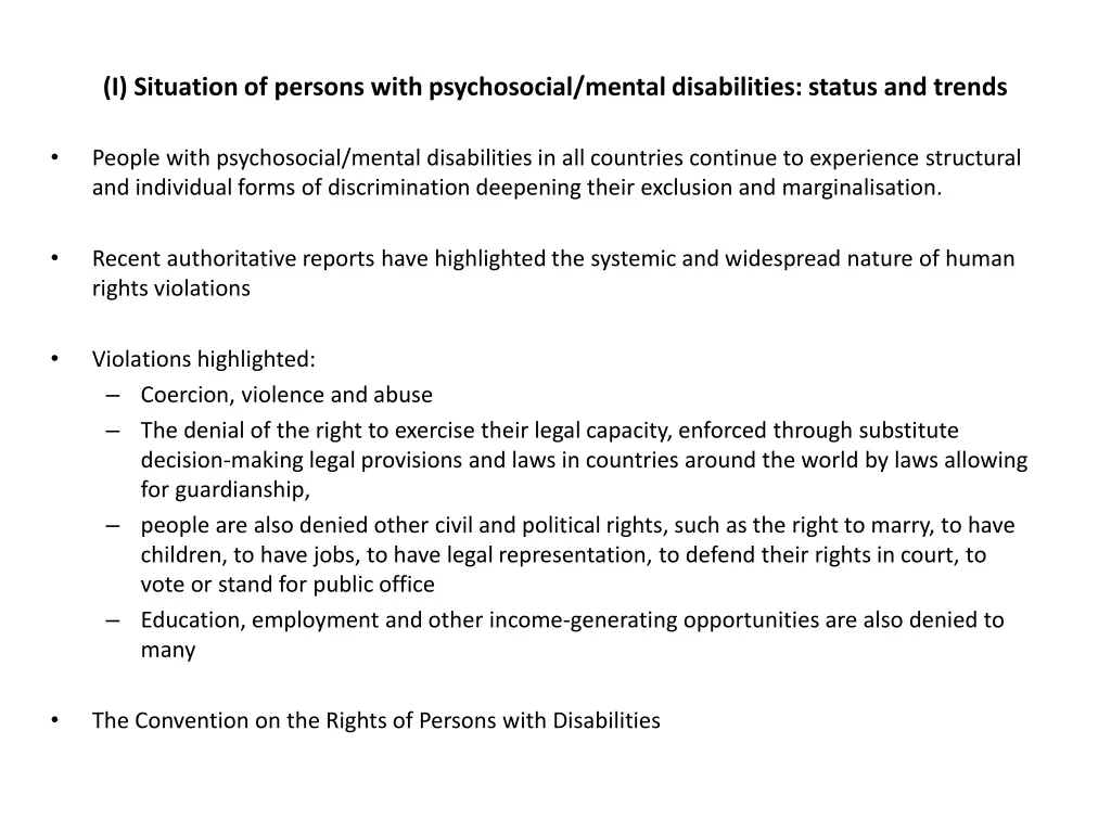 i situation of persons with psychosocial mental 1