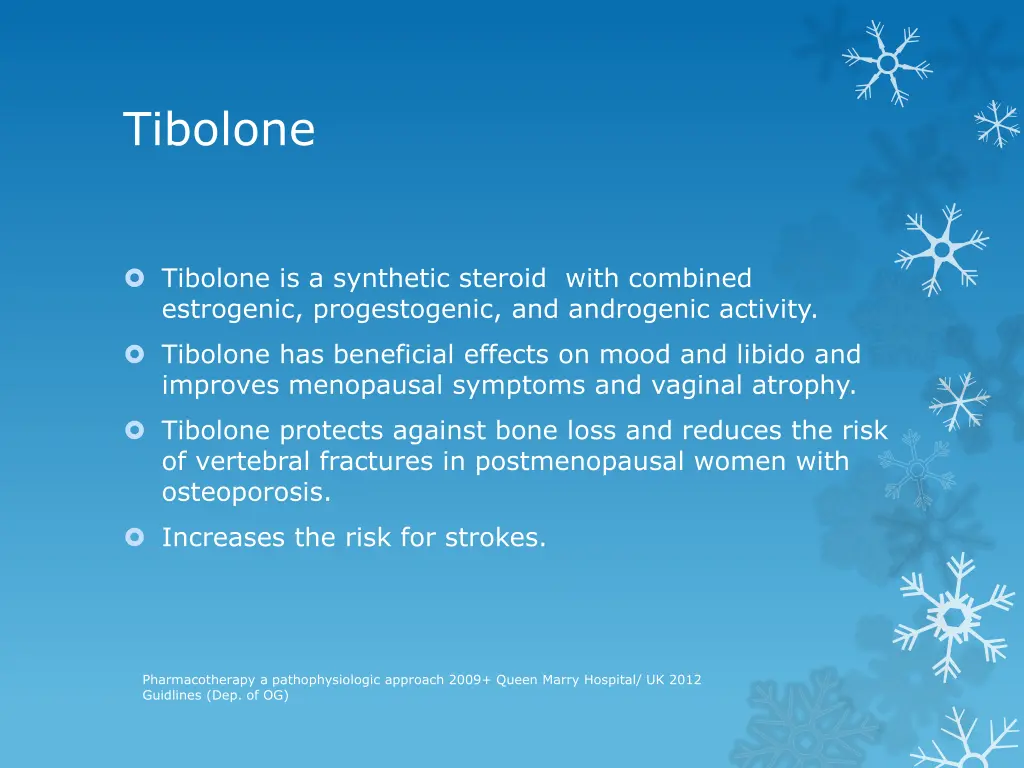 tibolone