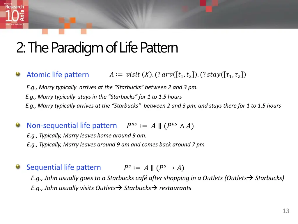 2 the paradigm of life pattern 1