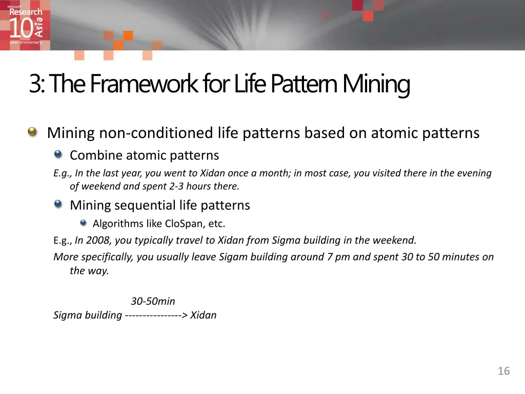 3 the framework for life pattern mining 2