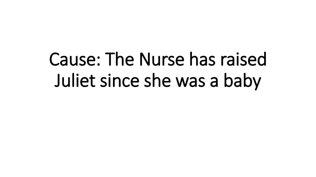 cause the nurse has raised cause the nurse