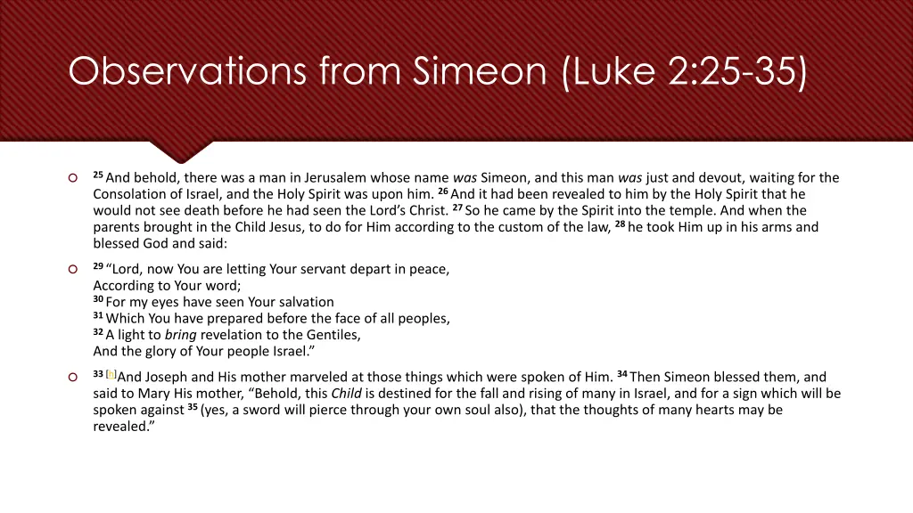 observations from simeon luke 2 25 35