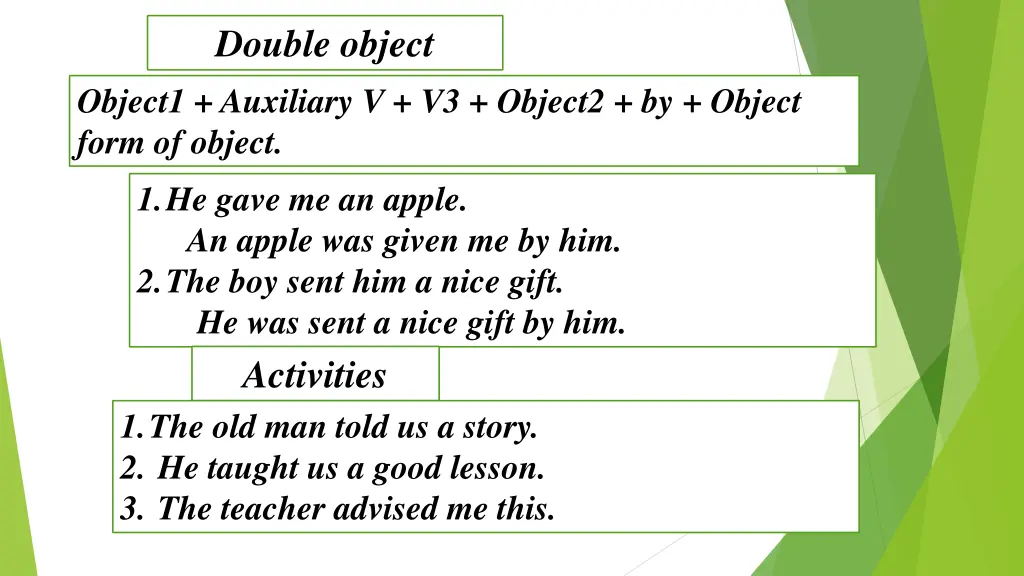 double object