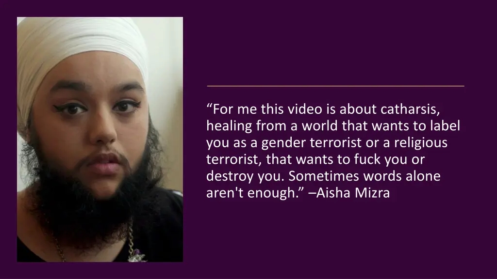 for me this video is about catharsis healing from