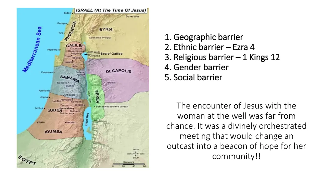 1 geographic barrier 1 geographic barrier