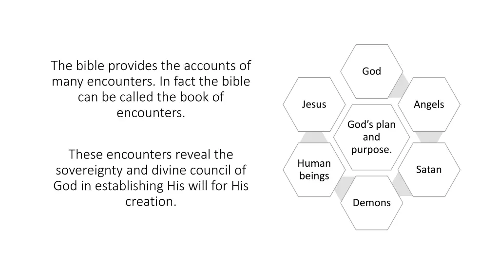 the bible provides the accounts of many