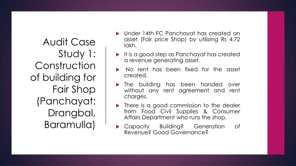 under 14th fc panchayat has created an asset fair