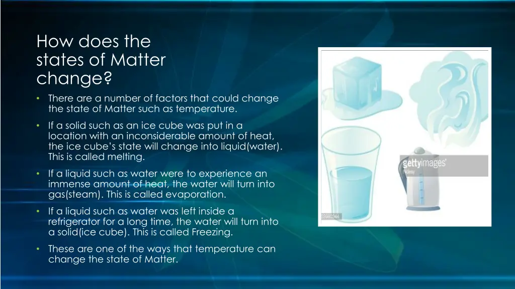 how does the states of matter change