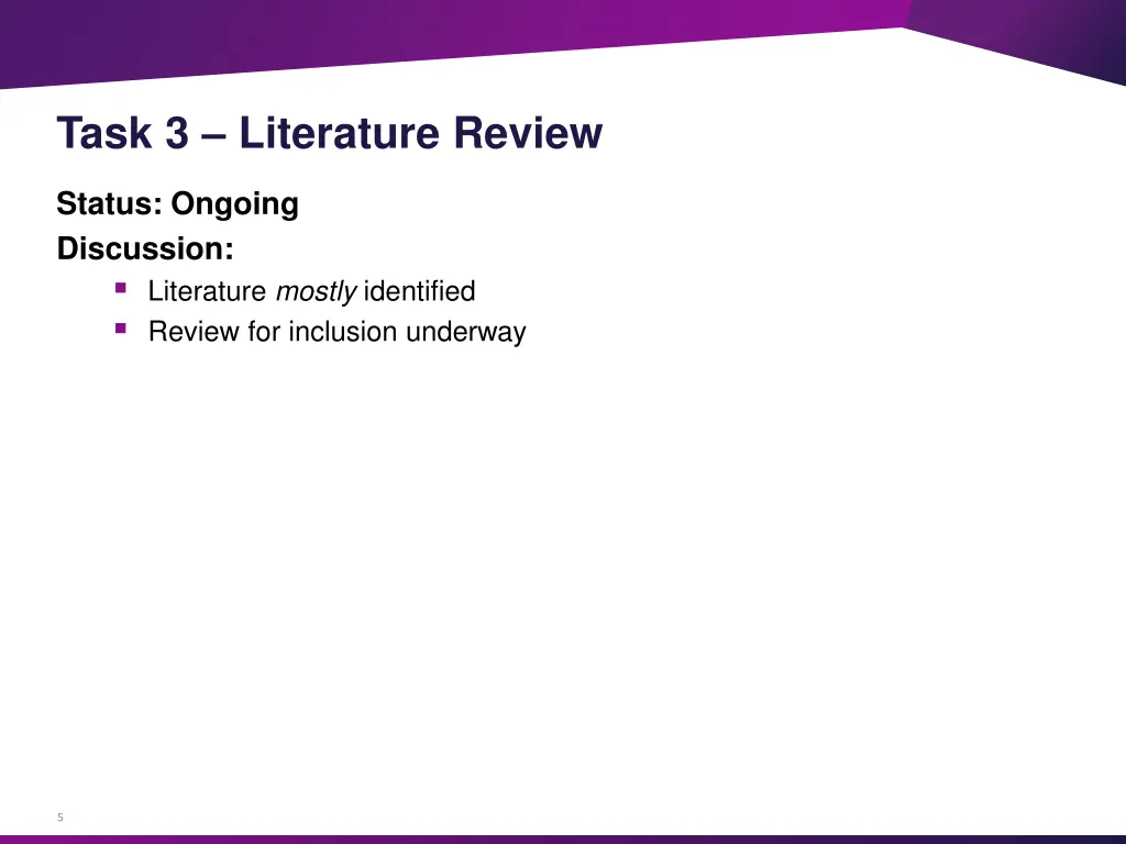 task 3 literature review