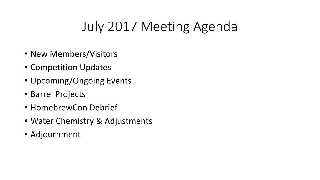 july 2017 meeting agenda