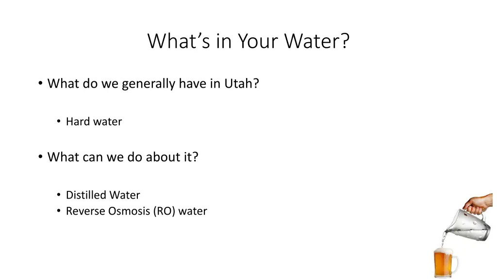 what s in your water 1