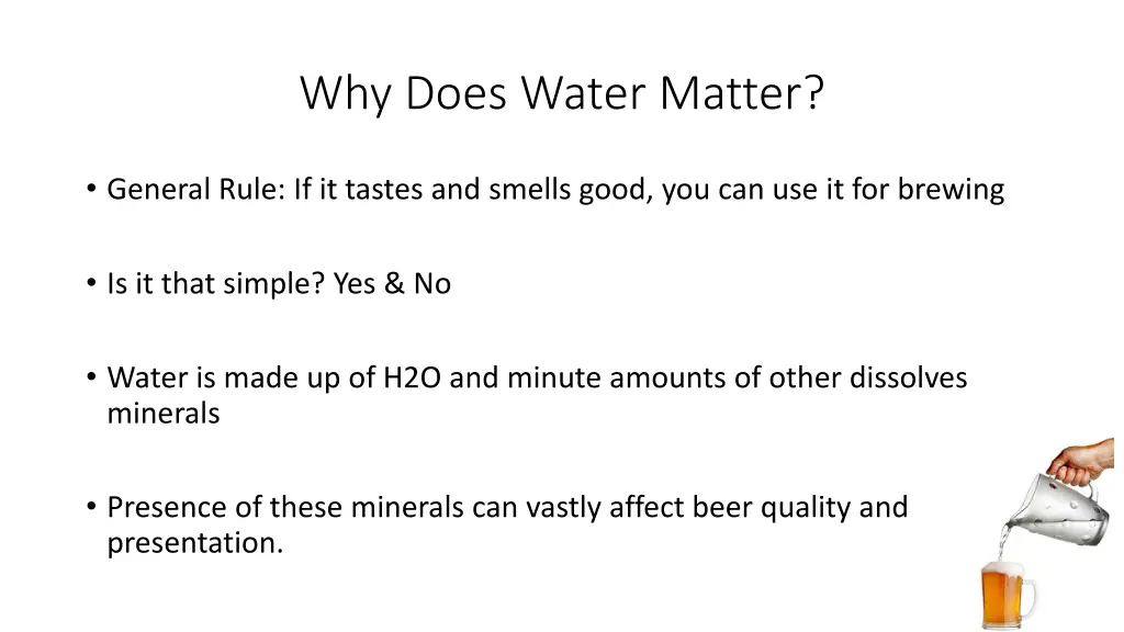 why does water matter