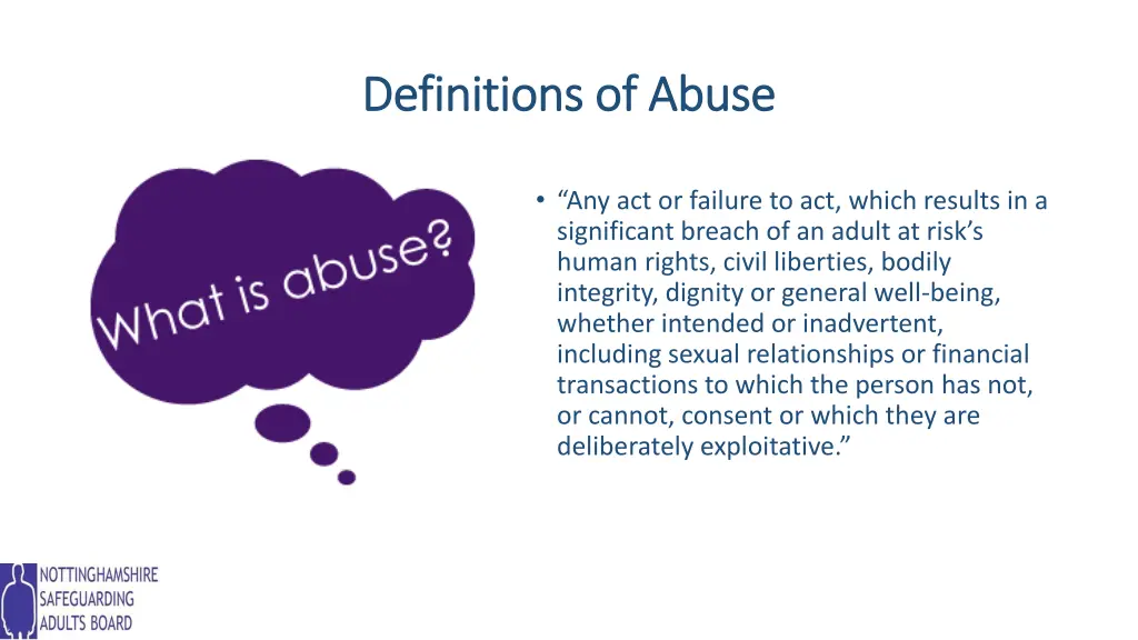 definitions of abuse definitions of abuse