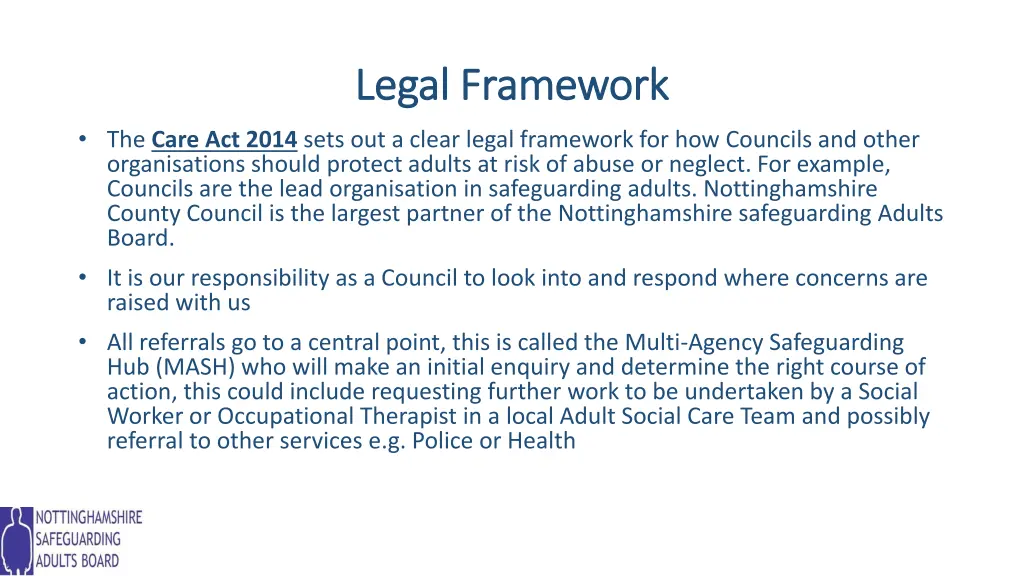 legal framework legal framework