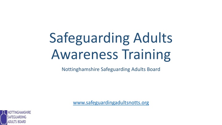 safeguarding adults awareness training