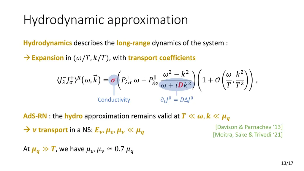 hydrodynamic approximation